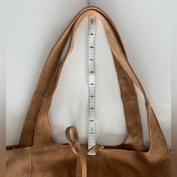 Mango Suede Medium Shopper Bag in Tan - Picture 9 of 12